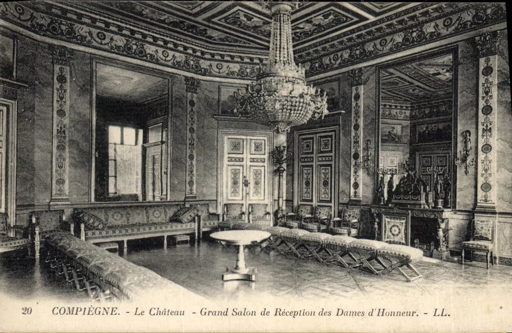 Compiègne - Das Schloss - Großer Empfangssaal der Damen der Ehrenwache - LL. - Vorderseite
