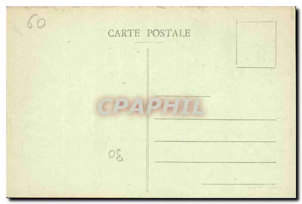 Compiègne - A Avenida dos Beau-Monts — Éd. Bourson, Compiègne - Verso