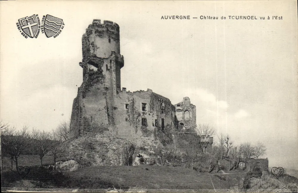 Auvergne — Schloss Tcurnoel von Osten gesehen — Verlag SIR HOOME - Vorderseite