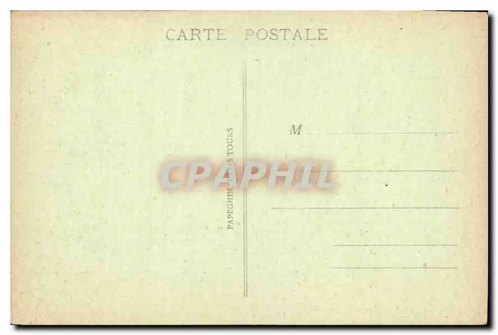 Tours (Loire-et-Loire) - Claustro da Psalette - Galerias e Escada (séculos XV e XVI) - A. P. - Verso