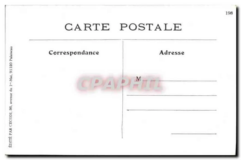 Gabriel in einem Lorraine-Dietrich-Auto — Paris — L’Hirondelle - Rückseite