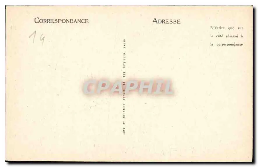 Caen - Kamin des 17. Jahrhunderts - Museum der normannischen Antiquitäten - L.L. n°198 - Rückseite
