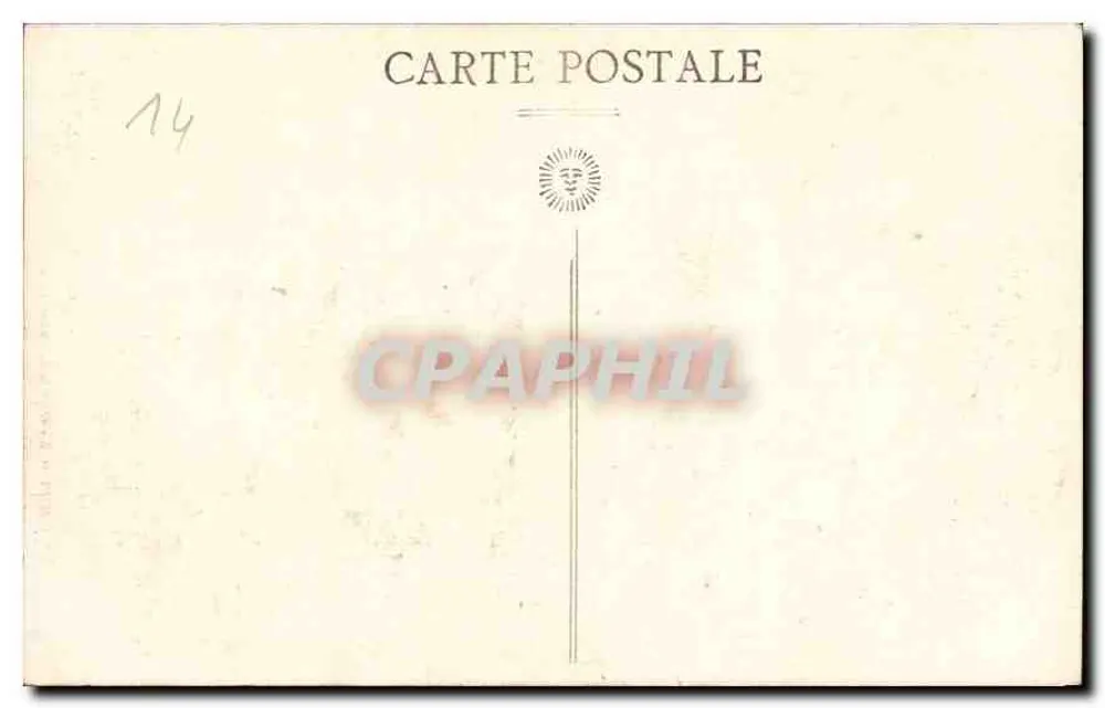 Caen — Abadia dos Homens e o Cloître — Coleção artística M. Provost & Au Rhe-lives - Verso