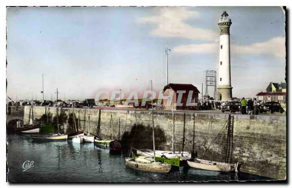 Der Hafen und der Leuchtturm — OUISTREHAM-RIVA-BELLA — Réal-Photo - Vorderseite