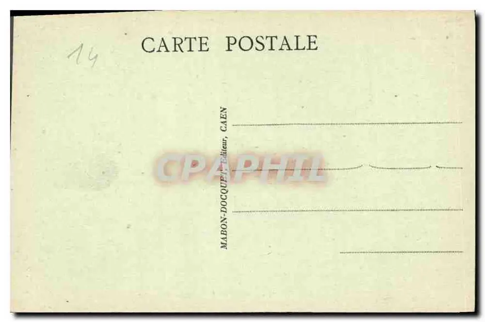 Caen — Ábside de la Iglesia de San Salvador — Maron-Docque, editor, n°101 - Reverso
