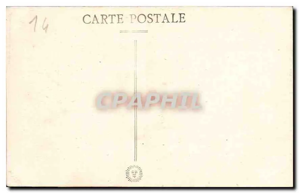 Caen — O Velho São Etienne — Século XV — Coleção artística M. Provost « Au Khédive » - Verso