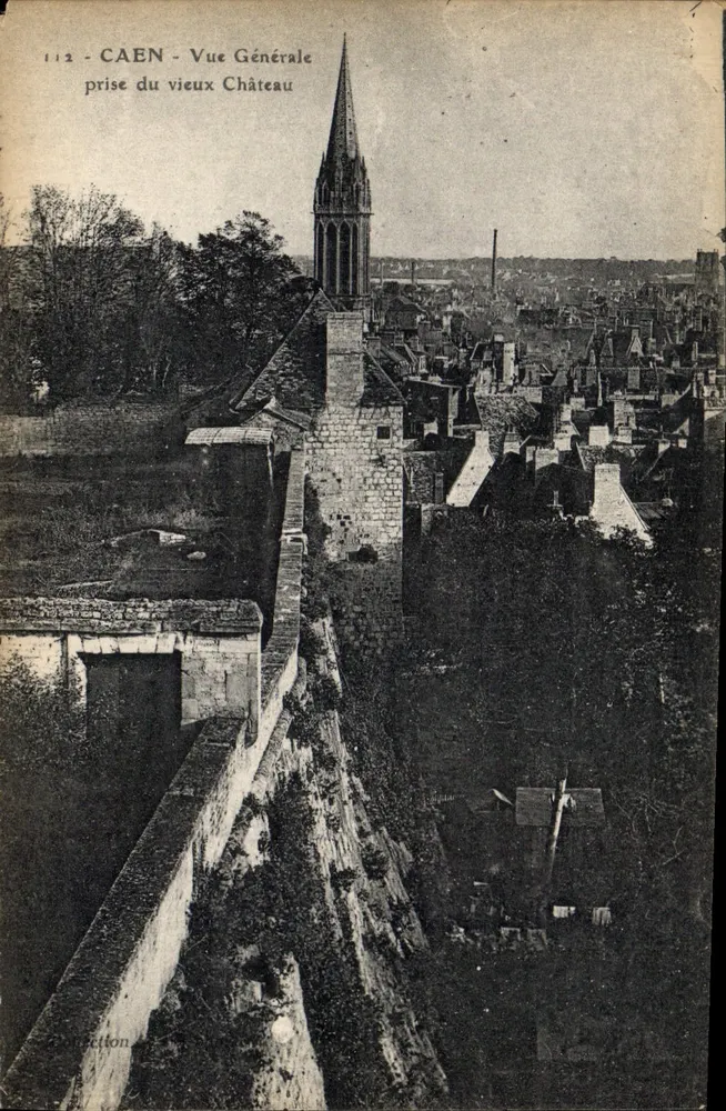 CAEN - Allgemeiner Blick vom alten Schloss — Verlag Coton, Nr. 112 - Vorderseite