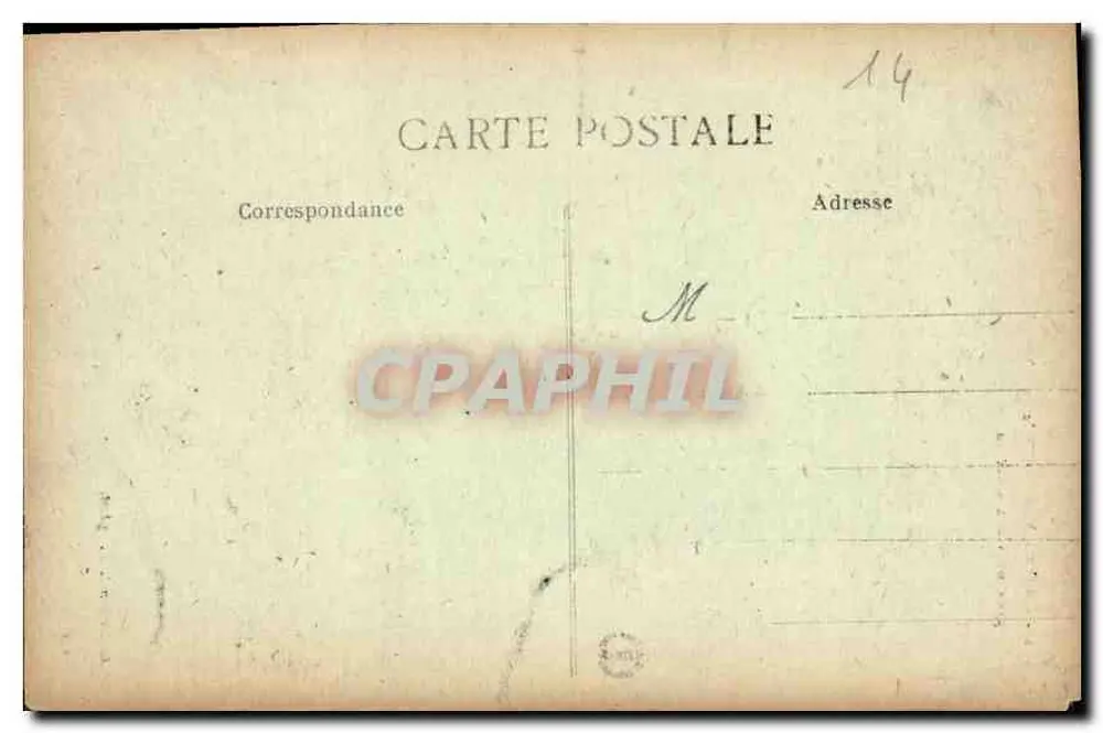 CAEN - Allgemeiner Blick vom alten Schloss — Verlag Coton, Nr. 112 - Rückseite