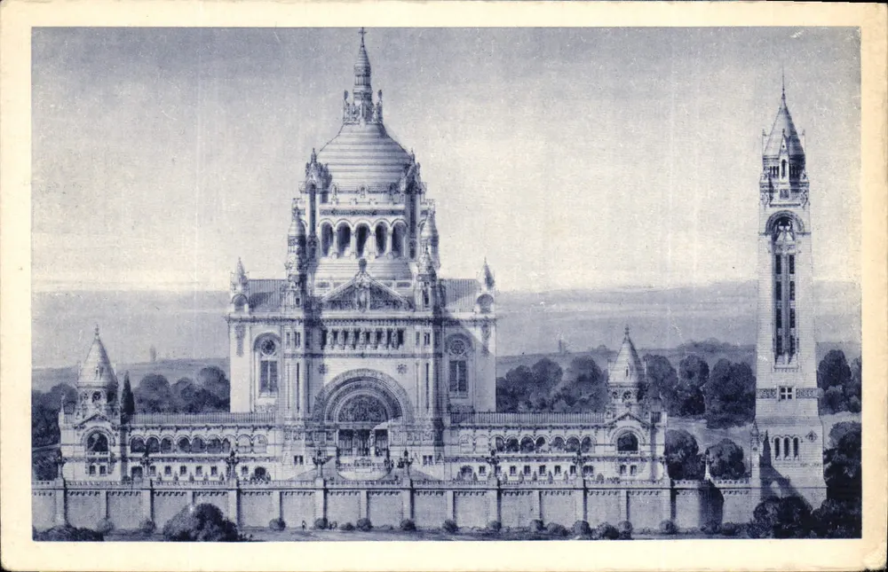 Basilika von Lisieux — Allgemeiner Blick auf das Projekt — Reproducteur Interlille, Drageo-Pairs - Vorderseite