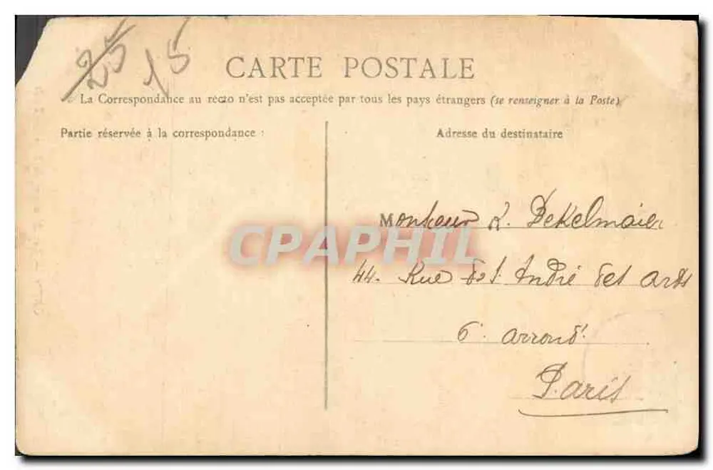 CAEN — As Casas de Madeira — L. D. - Verso