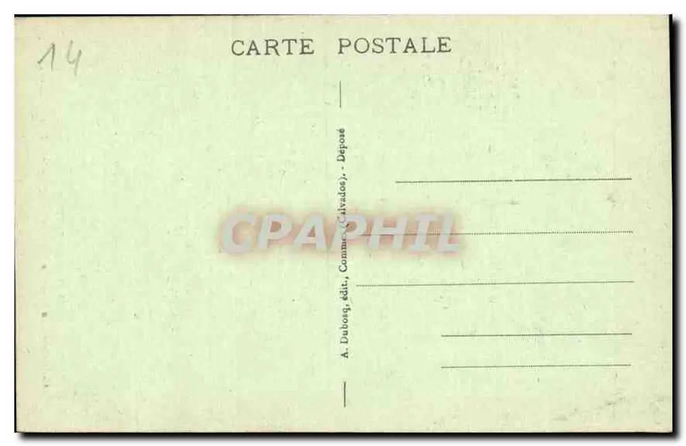 Bayeux — Catedral, o Cúpula e a Abside (século XIII) — Lado Meridional — A. Dubosq, editor. Dépôté - Verso
