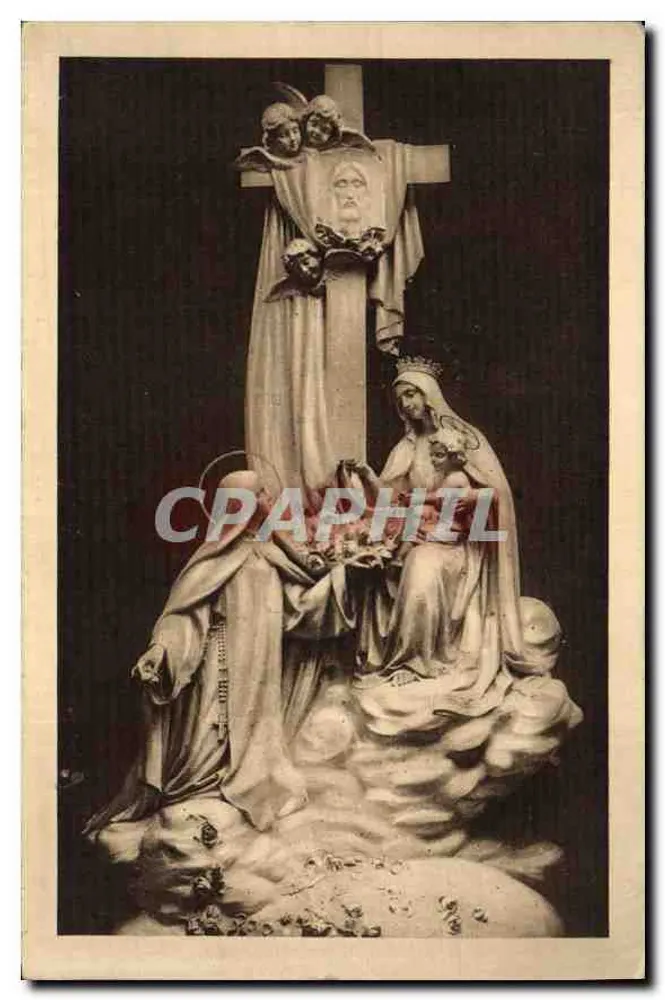 La Chapelle des Carmélites de Lyon — Groupe sculpté dominant le Maître Autel - Frente