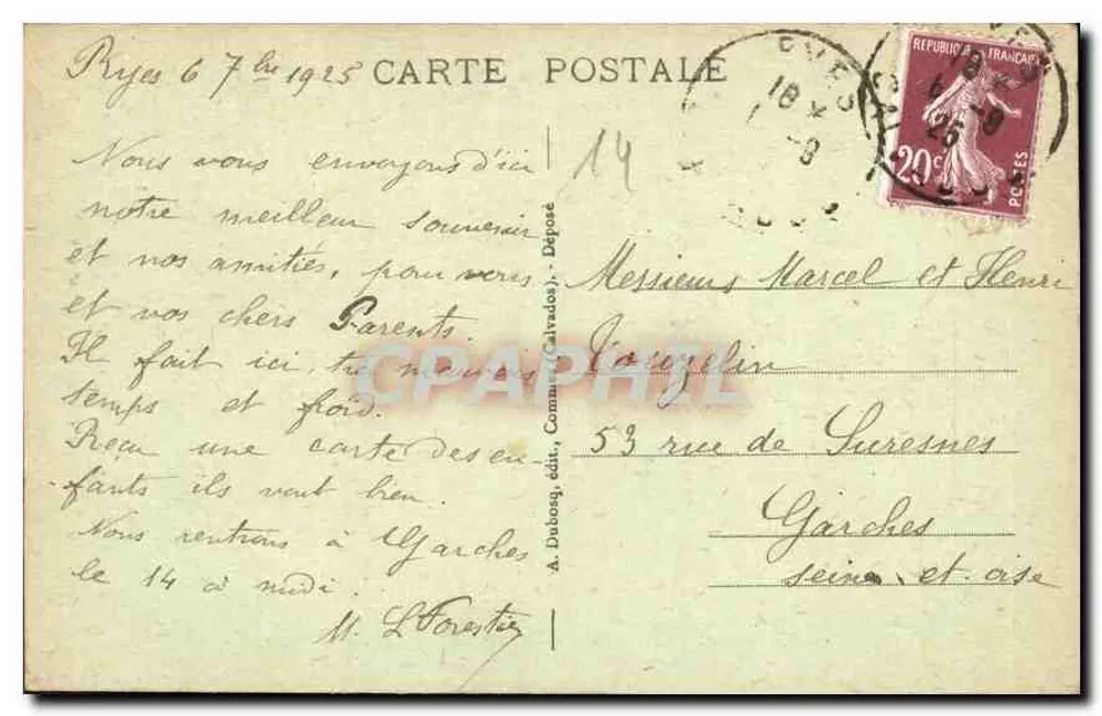 Bayeux — Catedral, o Cúpula e a Abside (século XIII) — Lado Meridional — A. Dubosq, editor - Verso