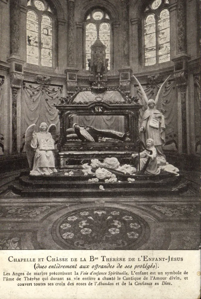 Kapelle und Reliquienschrein der hl. Thérèse des Kindes Jesu — Verlag nicht sichtbar, Seriennummer nicht lesbar - Vorderseite