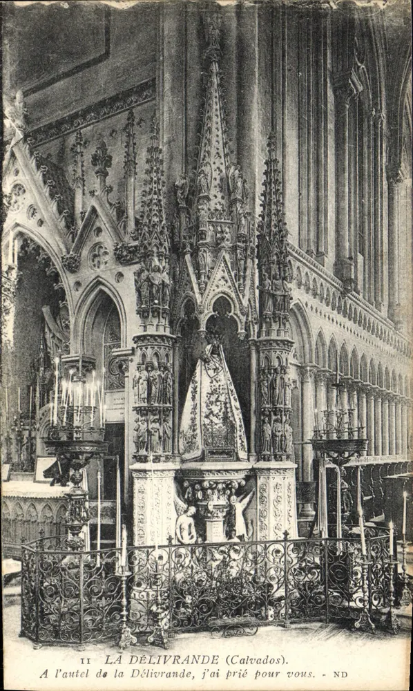 O altar da Délivrande (Calvados) — editor ND - Frente