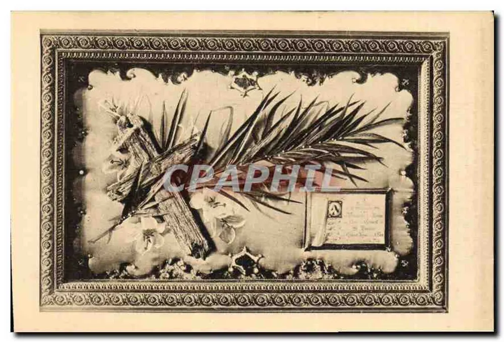 Palmen und Fragmente von Kreuzen — Exhumation von B. Thérèse de l'Enfant-Jésus — 6. September 1910 - Vorderseite