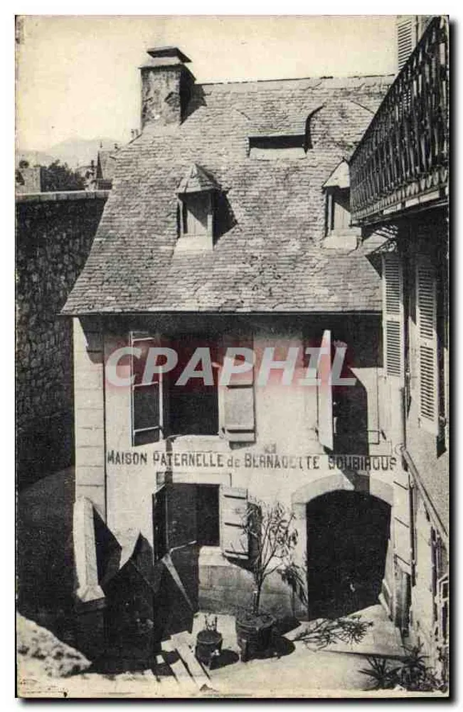 Paternelles Haus von Bernadette Soubirous — Lourdes — Phototype Labauche Frères - Vorderseite