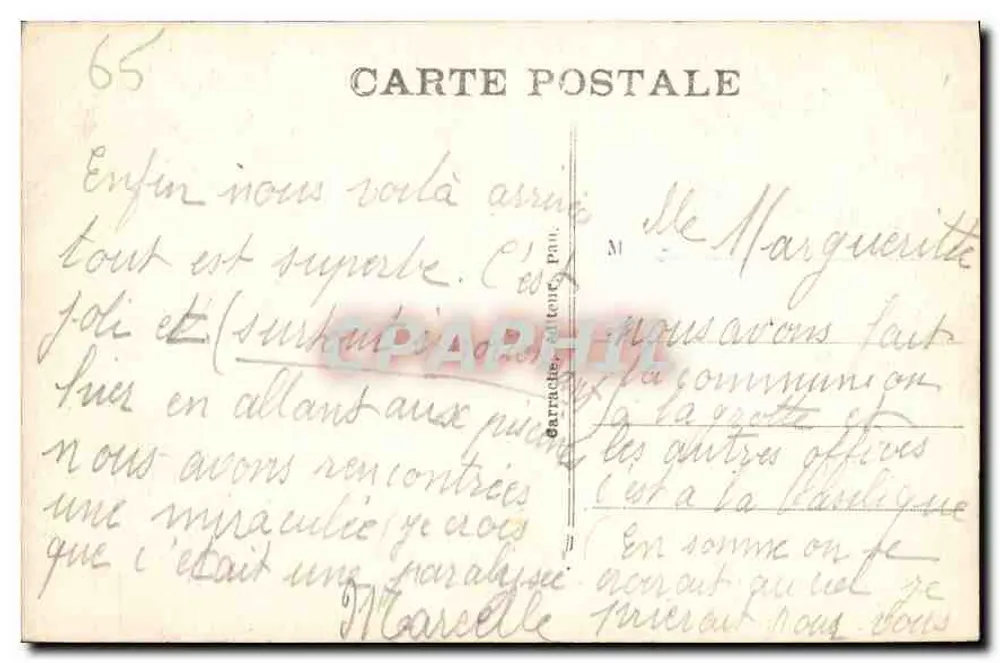 Lourdes — Allgemeiner Blick — Die Basilika und das Schloss — C.C. 47 - Rückseite