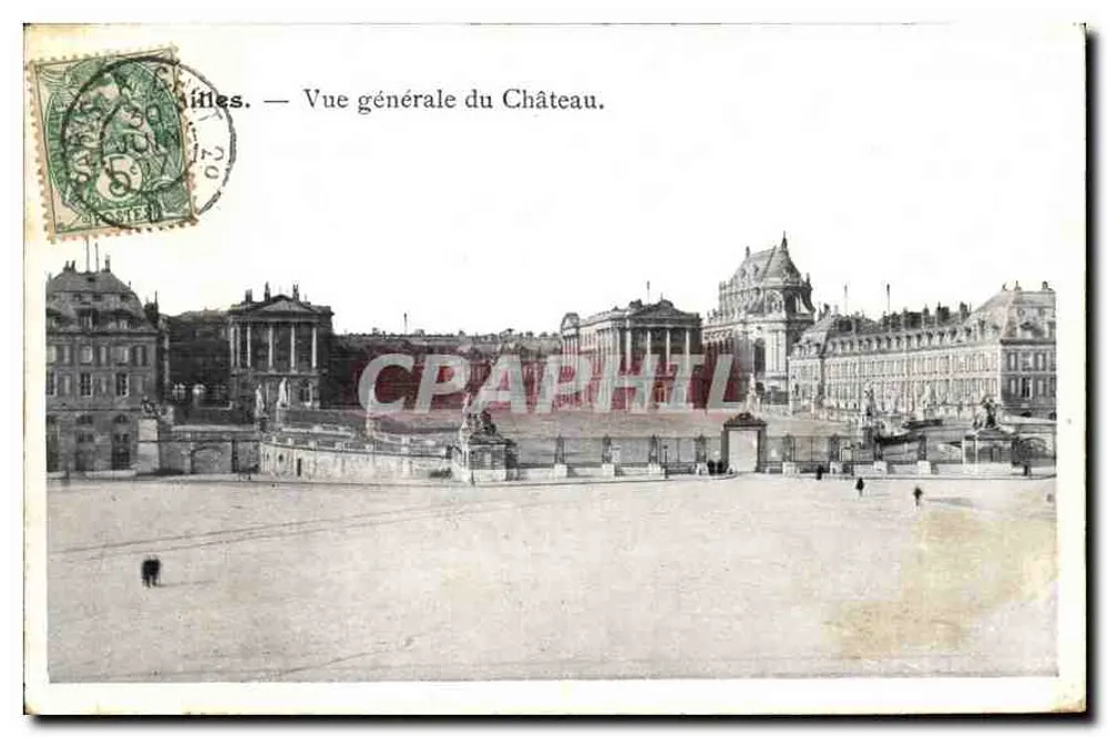Castelo de Versailles — Vista geral do Castelo — editor não visível - Frente