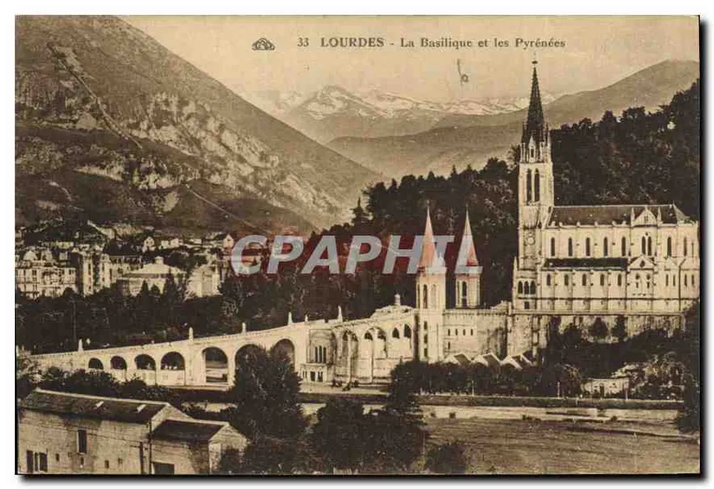 Lourdes - A Basílica e os Pirineus — editor: L'Almanach du Tourisme, n°33 - Frente