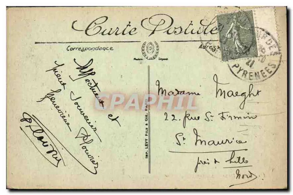 Lourdes — São Miguel e a Basílica — LL. — N° 96 - Verso