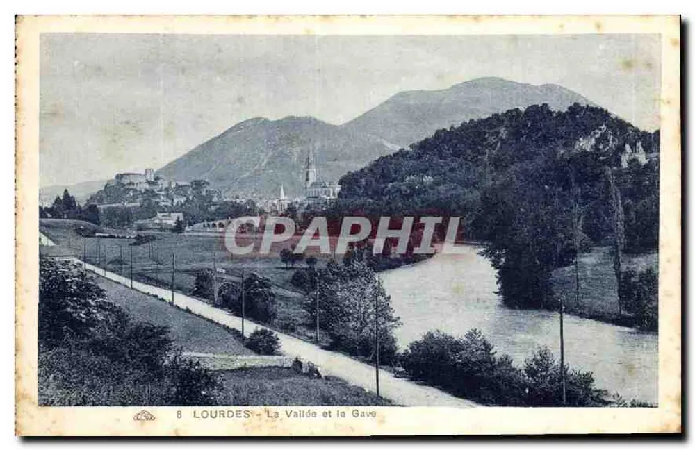 Lourdes - A Vale e o Gave - Frente