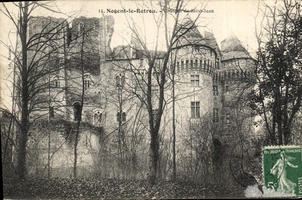 Nogent-le-Rotrou — Castelo de Saint-Jean — Lib. Hanagaré - Frente