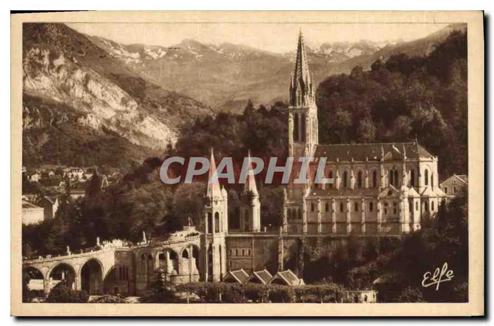 Lourdes — Die Rampen und die Basilika — Éditions Labouche Frères, Toulouse - Vorderseite