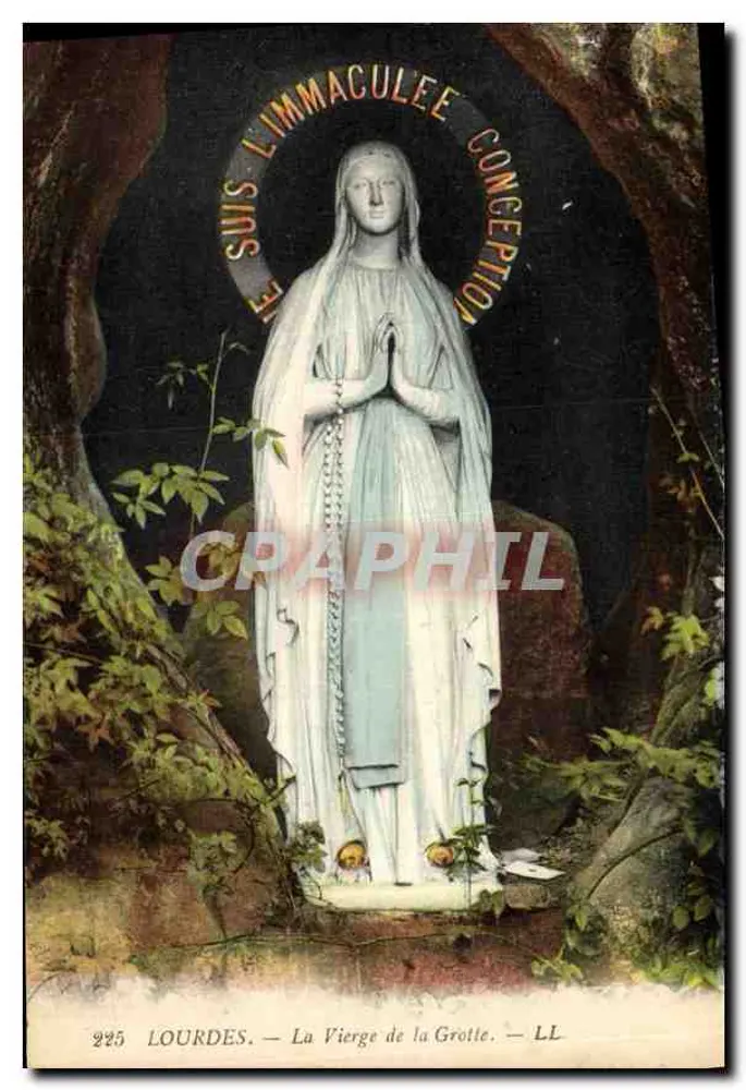 Lourdes — La Vergine della Grotta — LL - Recto