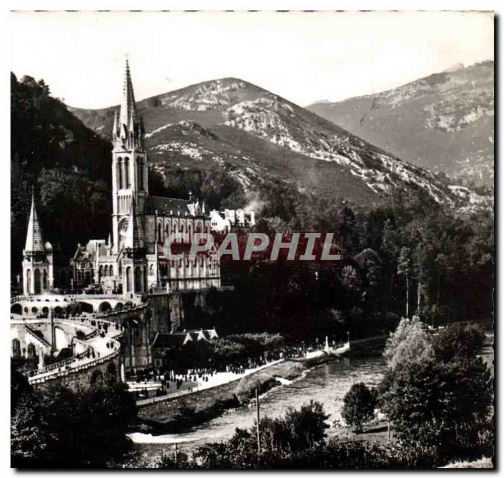 Lourdes — A Basílica — Edição P. Doucet, Lourdes - Frente