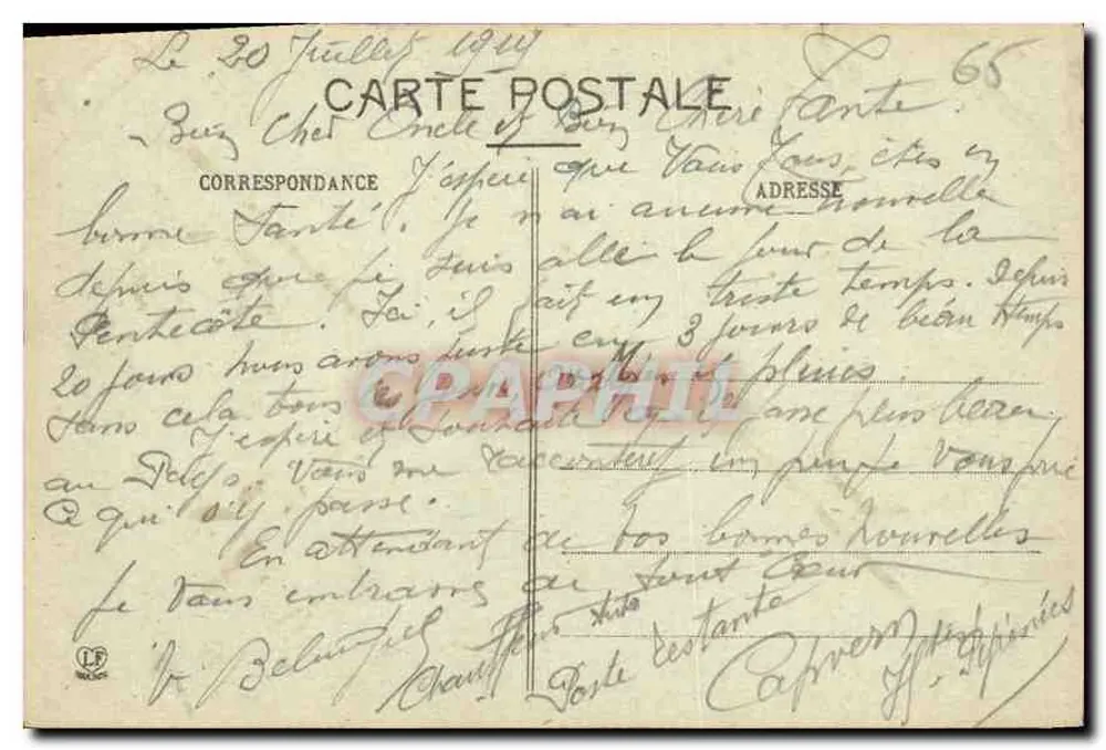 Les Hautes-Pyrénées - La Nouvelle Buvette - Capvern - Rückseite