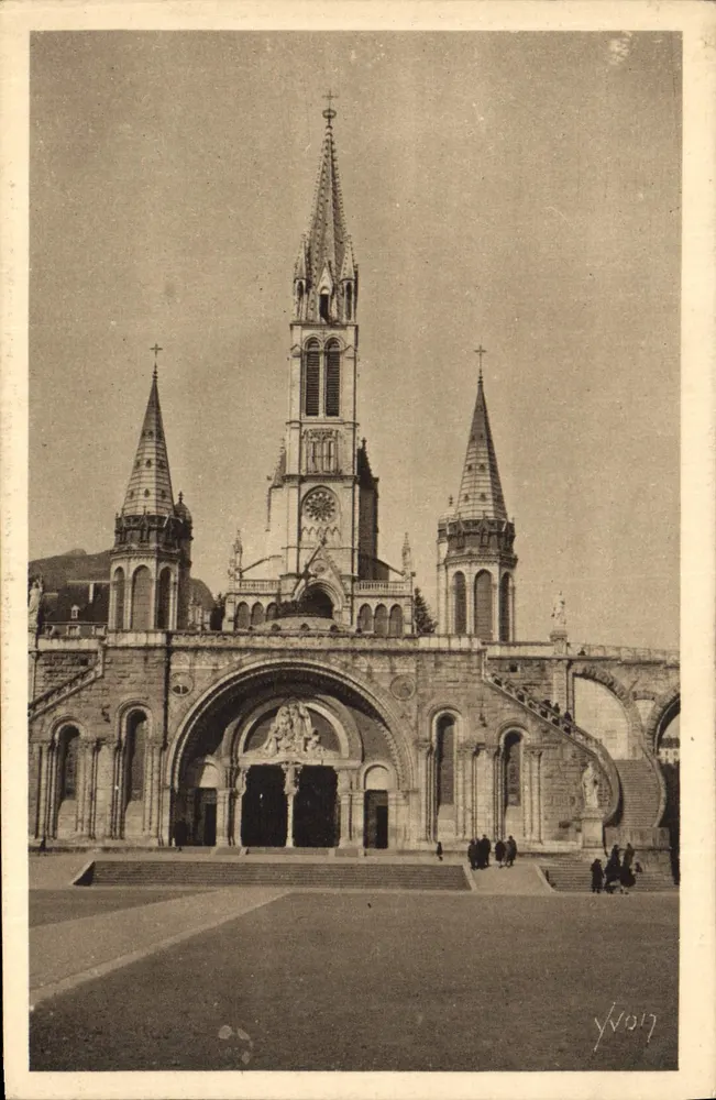 A Basílica de Lourdes — As Bernadetas — Éditions d'Art de Brignais - Frente