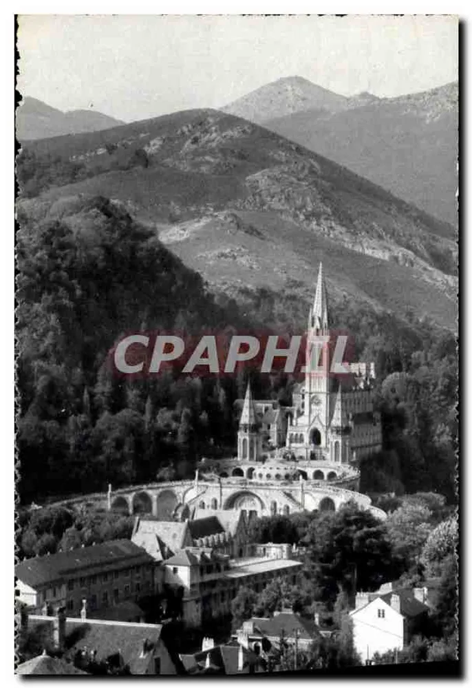Lourdes — Die Basilika und der Calvário Berg — Edition Palais du Théâtre - Vorderseite