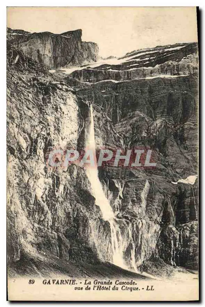 Gavarnie - La Grande Cascade - Blick vom Hôtel du Cirque - LL - Vorderseite