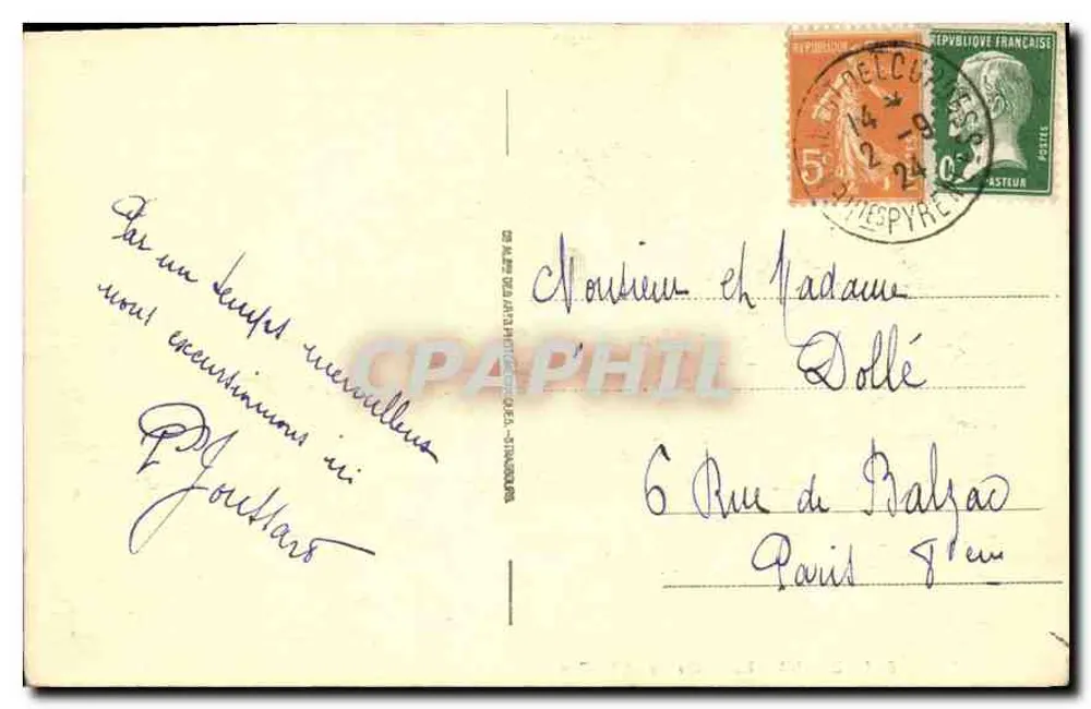 Lourdes - A Basílica e o Gave — editor anônimo, n° 23 - Verso