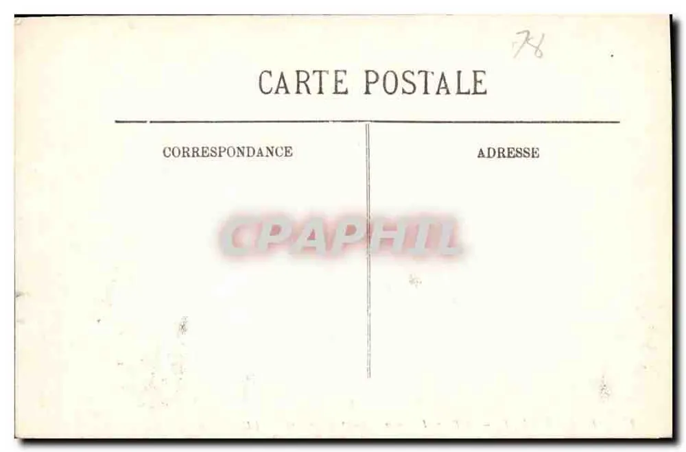 Rambouillet — Der Park, die Schale und der Fluss — LL. n°119 - Rückseite