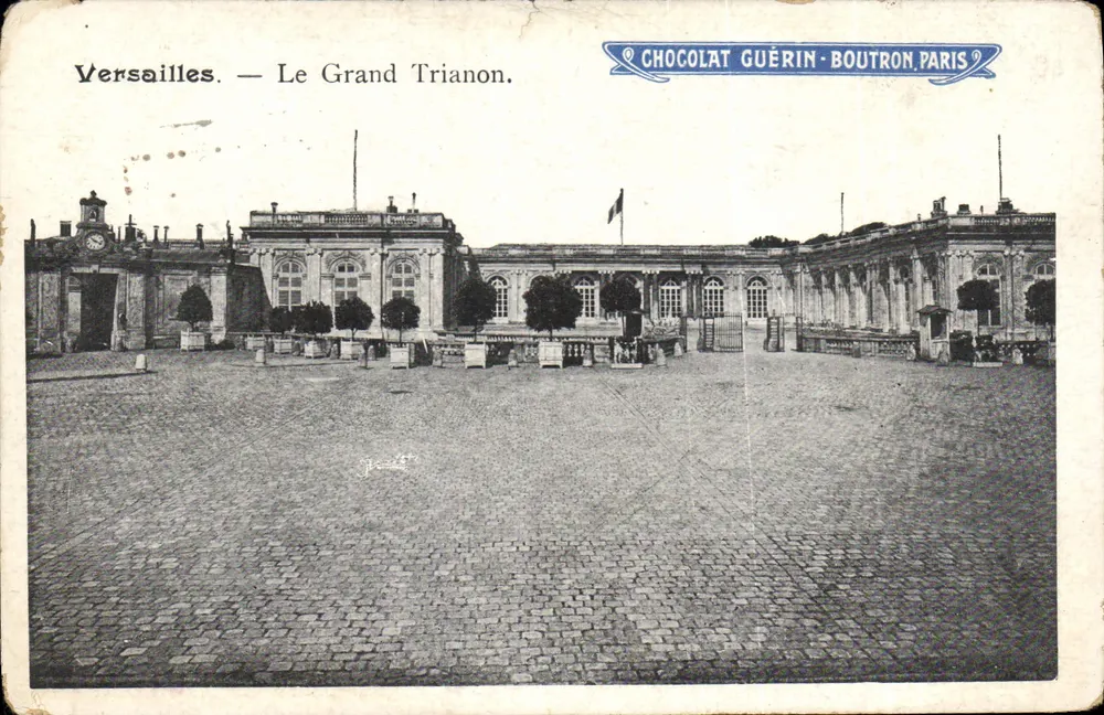 Versalhes — O Grande Trianon — Chocolat Guérin-Boutron Paris - Frente