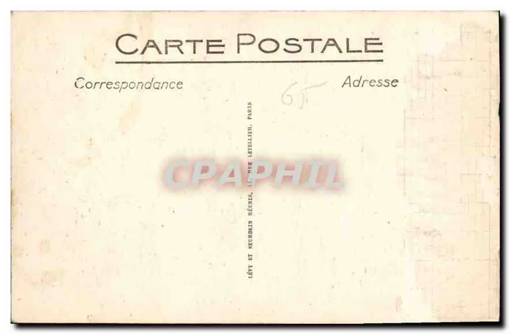 Gavarnie — Cascata do Lapaca — Editor L. I. n°31 - Verso