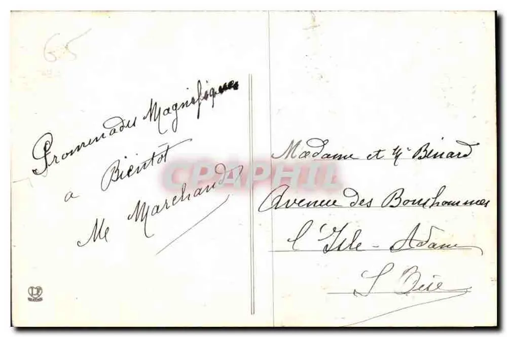 Lourdes - Die Kreuz der Bretonen — Verlag: L'École de la Poste, Nr. 820 - Rückseite