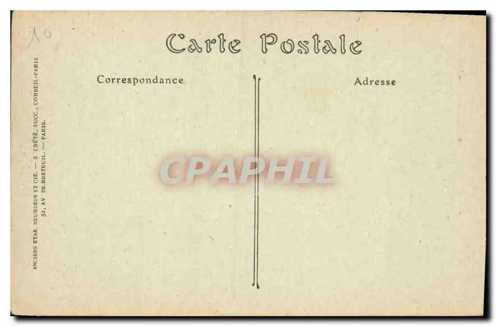 Aigues-Mortes — Allgemeine Ansicht der Mauern, aufgenommen von Osten — J. H. P. (Verlag) - Rückseite