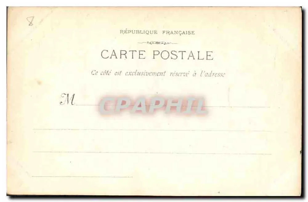 Nîmes - Os Banhos Romanos — S. LACOUR, fotógrafo, n°211 - Verso