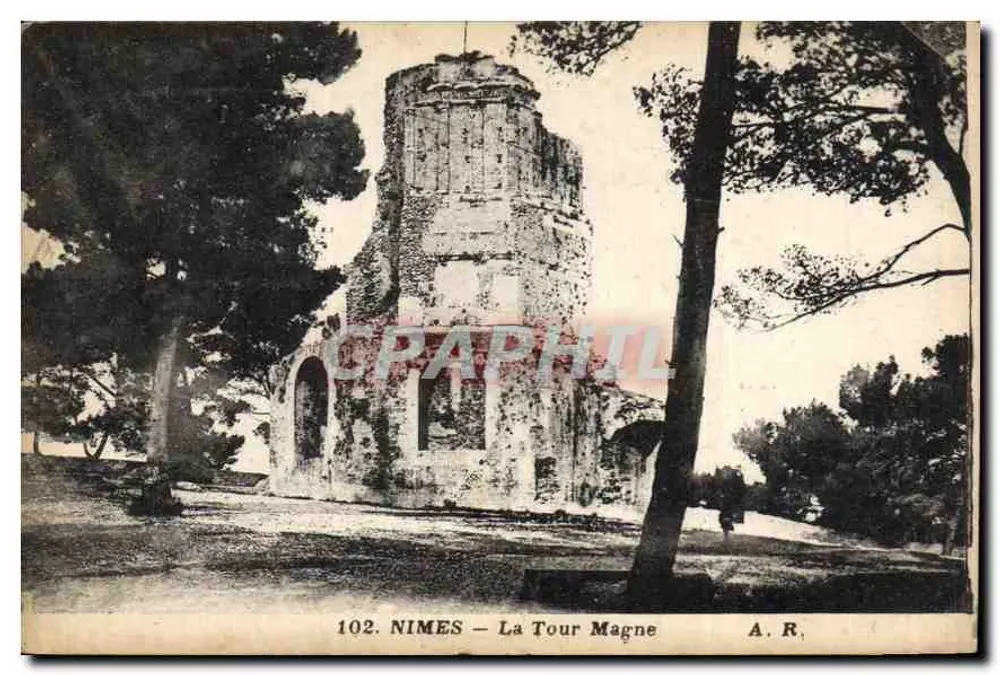 Nîmes — A Torre Magra — A.R. n°102 - Frente