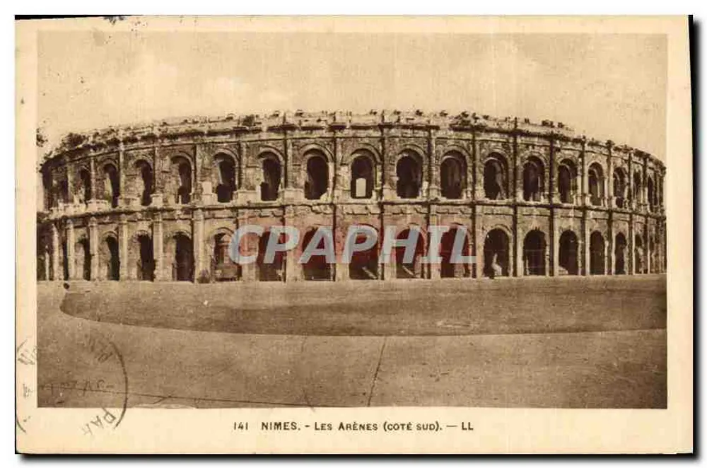 Nîmes - As Arenas (lado sul) — LL — n°141 - Frente