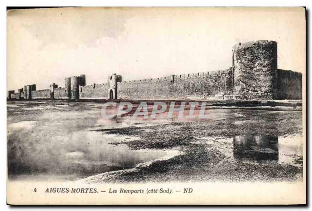 AIGUES-MORTES — Die Mauern (Südseite) — ND — Verleger ND - Vorderseite