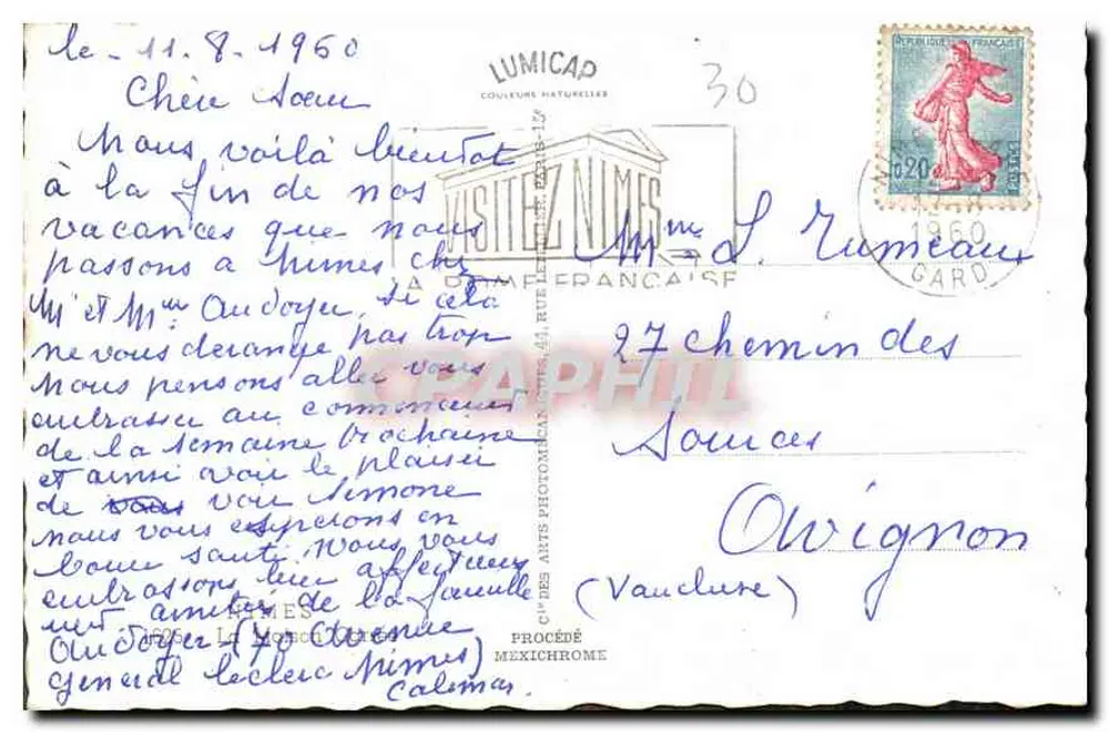 Templo da Sabedoria — Lyon — Lumicap - Verso