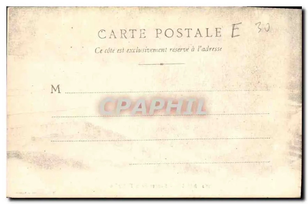Nîmes - Fonte da Fontaine — U. F. GILALON & RAONE, n° 162 - Verso