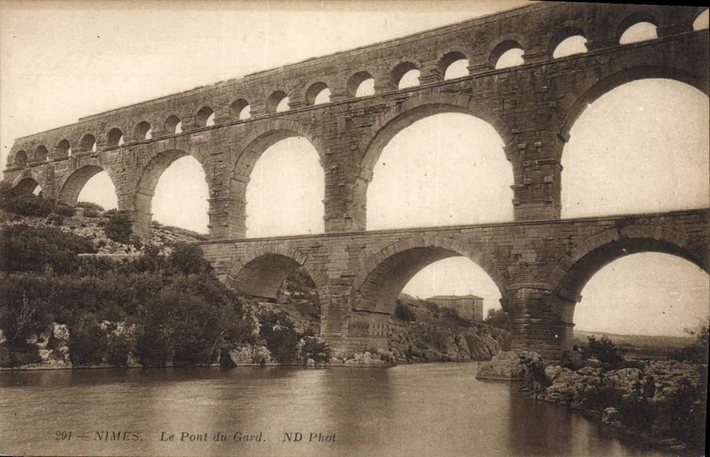 Nîmes — O Pont du Gard — ND Phot, n° 291 - Frente
