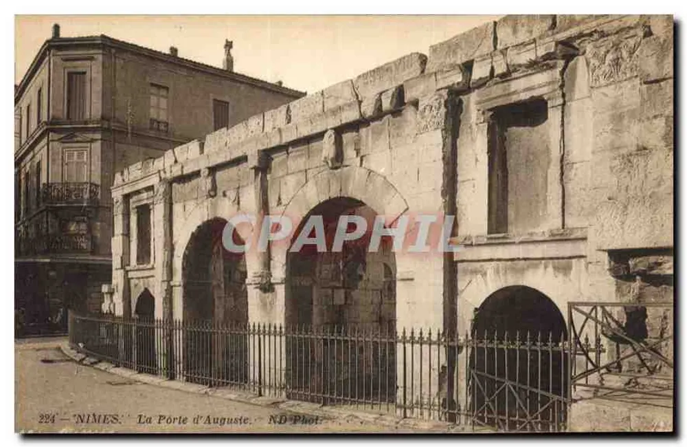 Nîmes — A Porta de Augusto — ND Phot. - Frente
