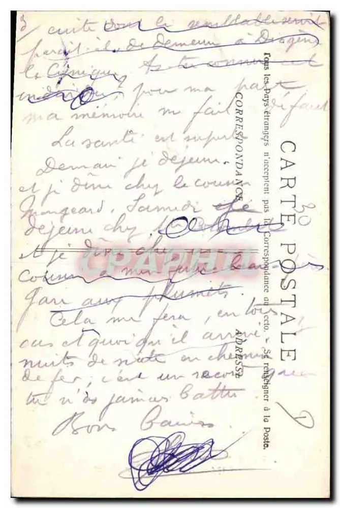 Nîmes - A Torre Magna — Fototipia E. Lacour Marselha — n° 175 - Verso