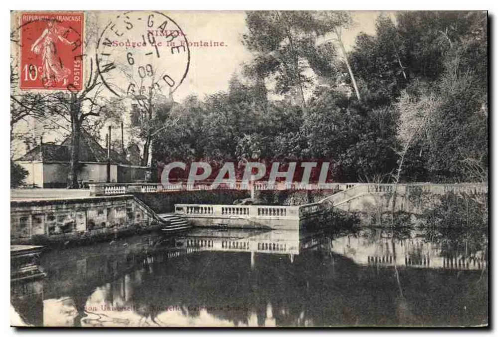 Fonte das Fontes — Nîmes — Editor: Union Universelle, G. Basset, Nîmes - Frente